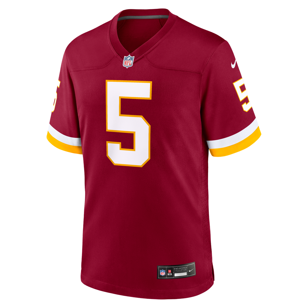 Washington Commanders Jayden Daniels Burgundy Game Football Jersey