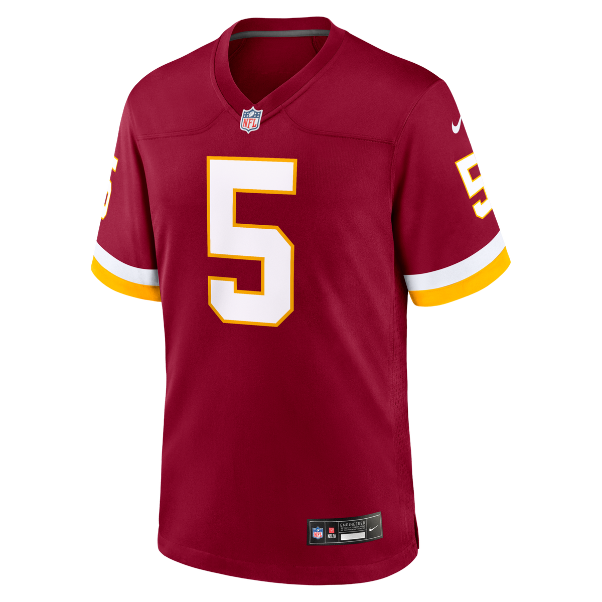 Washington Commanders Jayden Daniels Burgundy Game Football Jersey