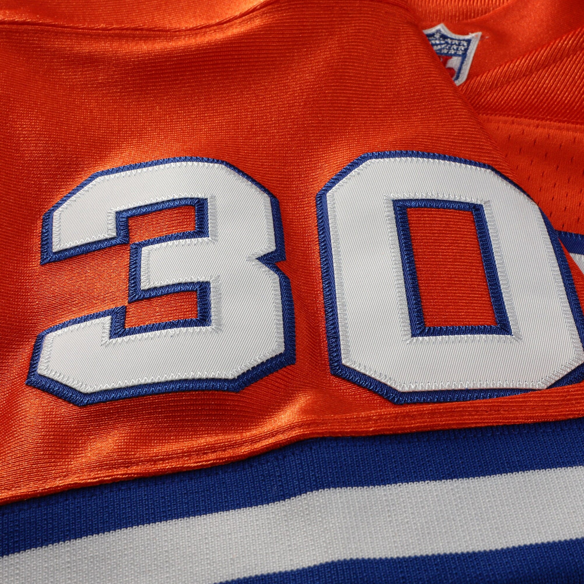 Denver Broncos Terrell Davis Orange 1995 Throwback Retired Player Football Jersey