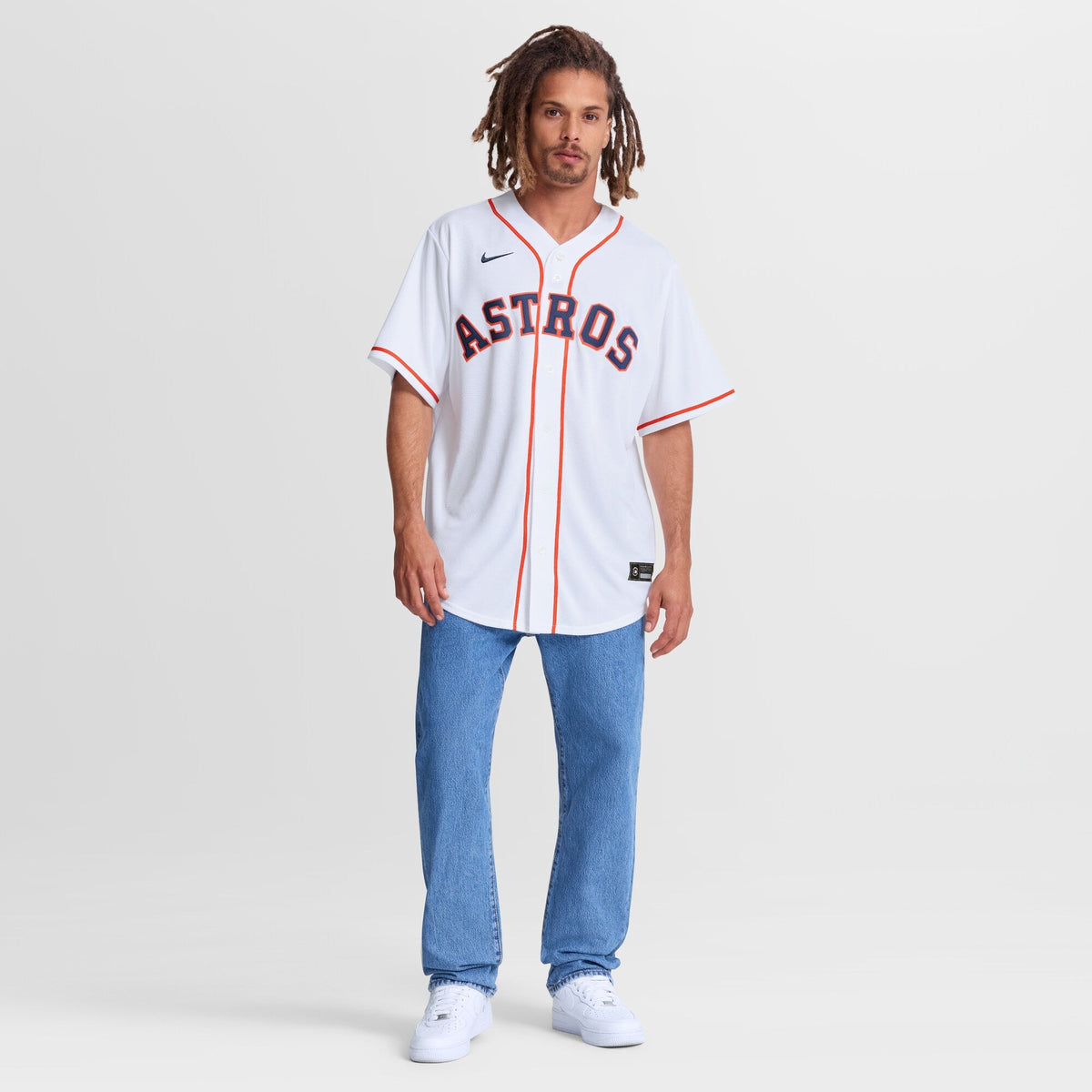 Houston Astros Daulton Varsho White Home Replica Baseball Jersey