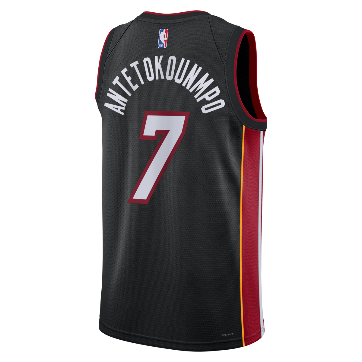 Miami Heat Icon Edition Swingman Jersey - Black - Giannis Antetokounmpo