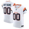 Denver Broncos White Vapor F.U.S.E. Elite Custom Football Jersey