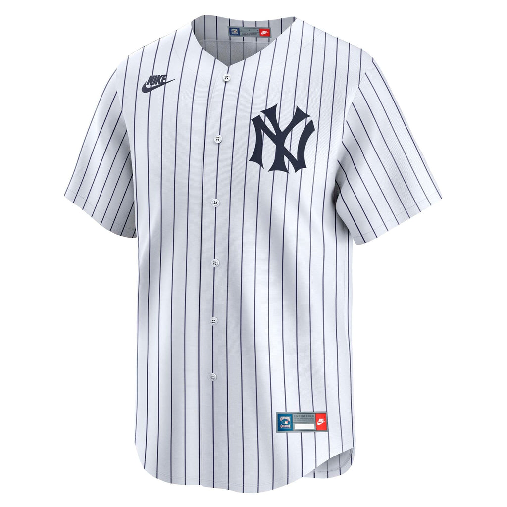 New York Yankees Mariano Rivera White Throwback Cooperstown Collection Limited Baseball Jersey