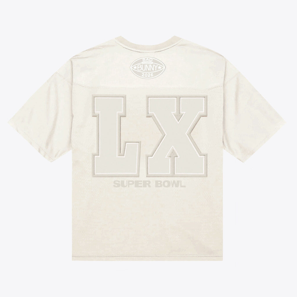 Bad Bunny x Super Tazón Cream Bad Bunny Legacy Football Jersey