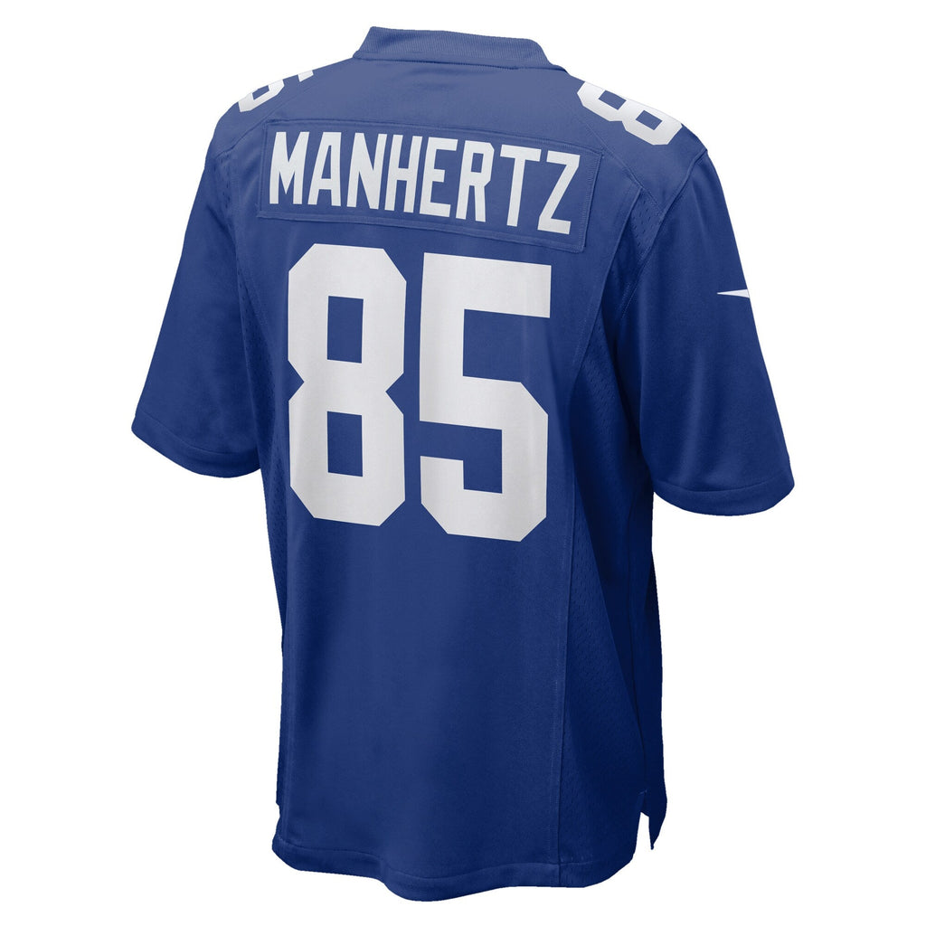 New York Giants Chris Manhertz Royal Team Game Football Jersey