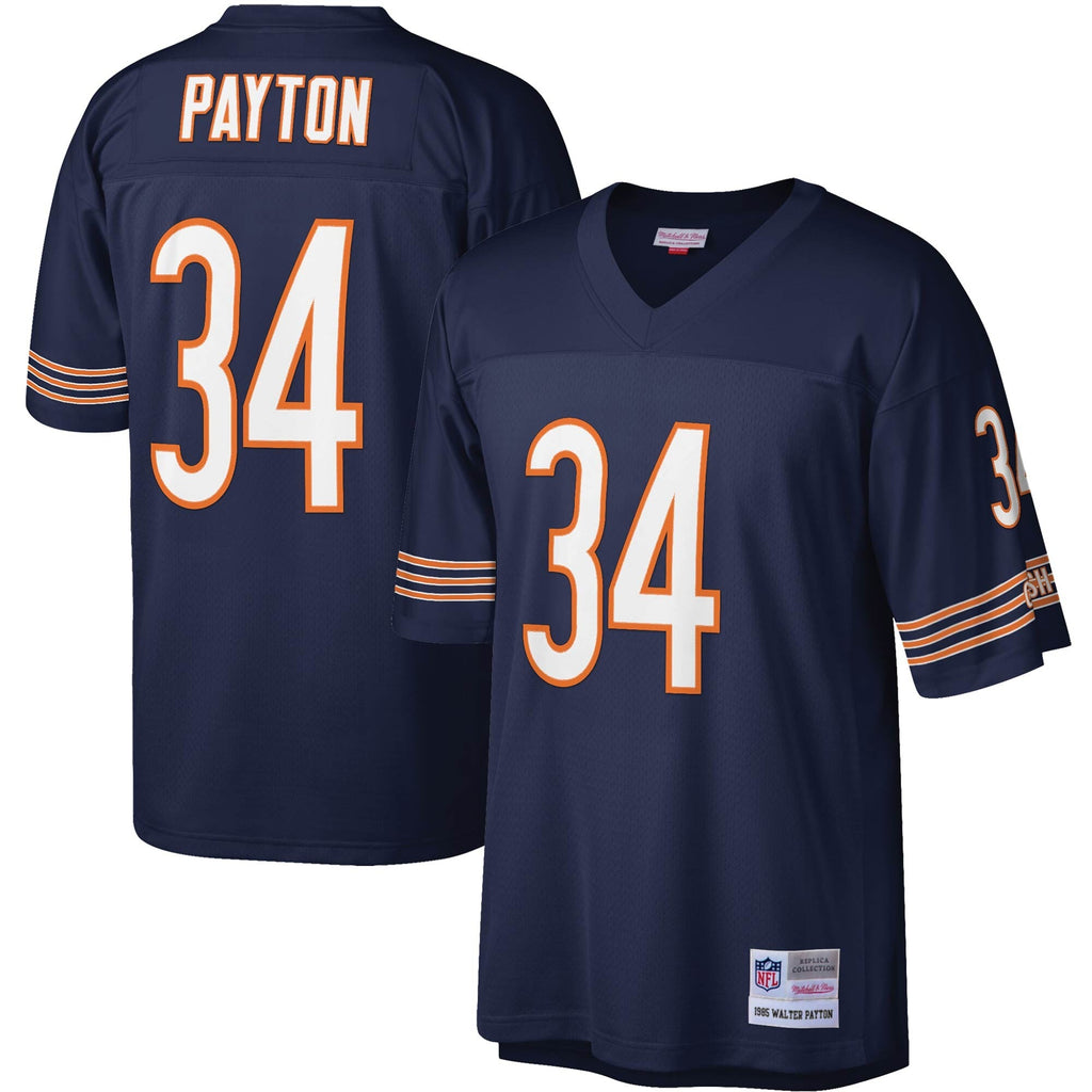 Chicago Bears Walter Payton Navy Legacy Replica Football Jersey