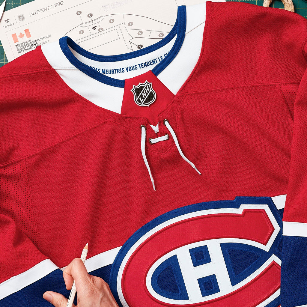 Montreal Canadiens Red Home Pro Custom Jersey