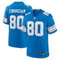 Detroit Lions Malik Cunningham Blue Team Game Football Jersey