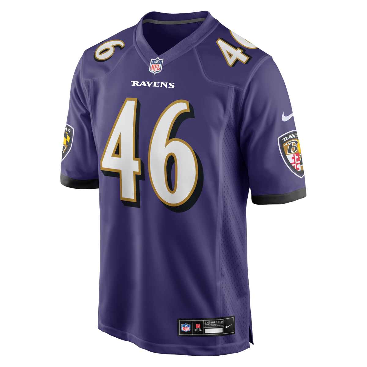 Baltimore Ravens Nick Moore Purple Game Football Jersey