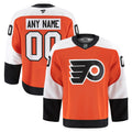 Philadelphia Flyers Orange Home Pro Custom Jersey