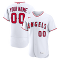 Los Angeles Angels White Home Custom Baseball Jersey