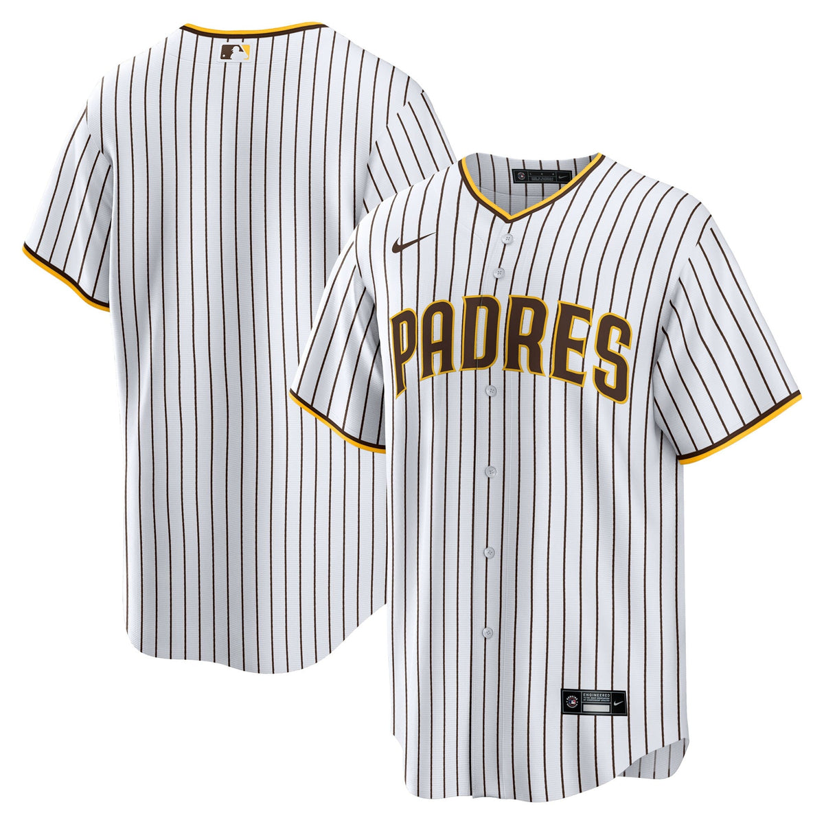 San Diego Padres White Home Big & Tall Replica Baseball Jersey