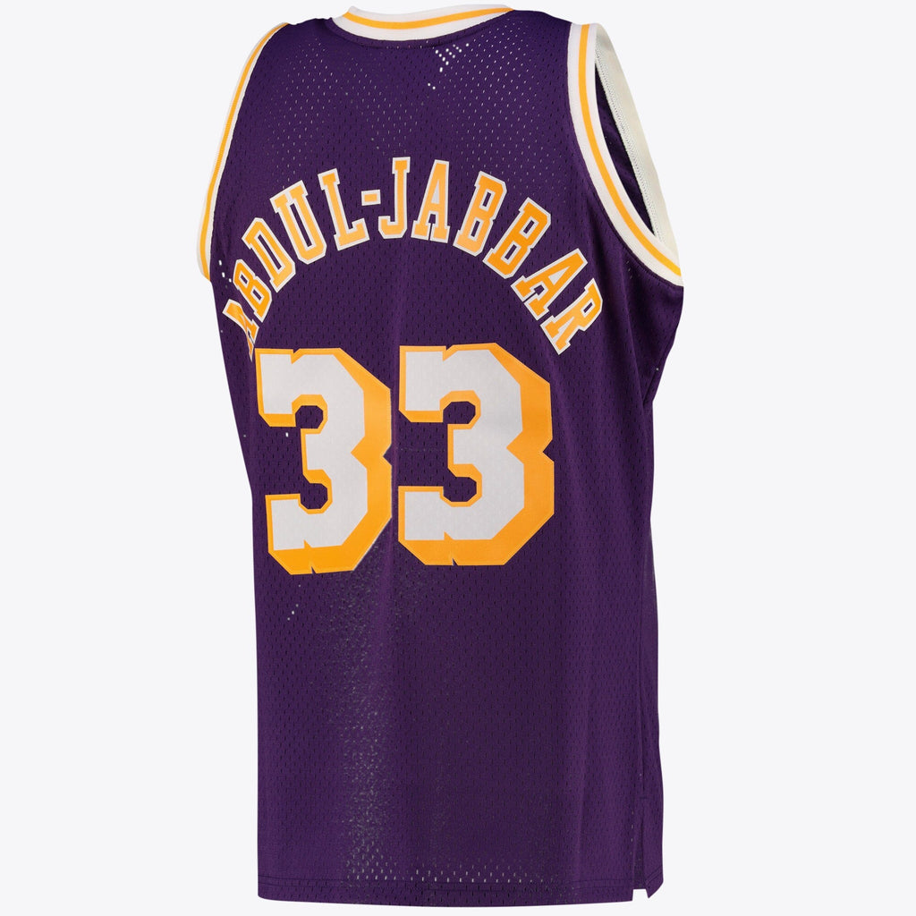 Los Angeles Lakers Kareem Abdul-Jabbar Alternate Swingman Jersey - Purple