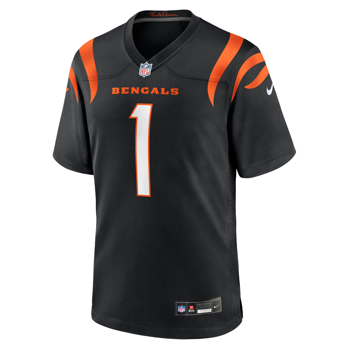 Cincinnati Bengals Ja'Marr Chase Black Game Football Jersey