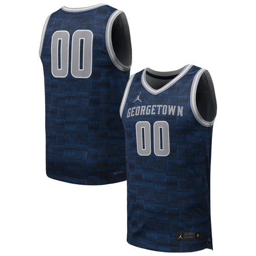 #00 Navy Georgetown Hoyas Replica Basketball Jersey