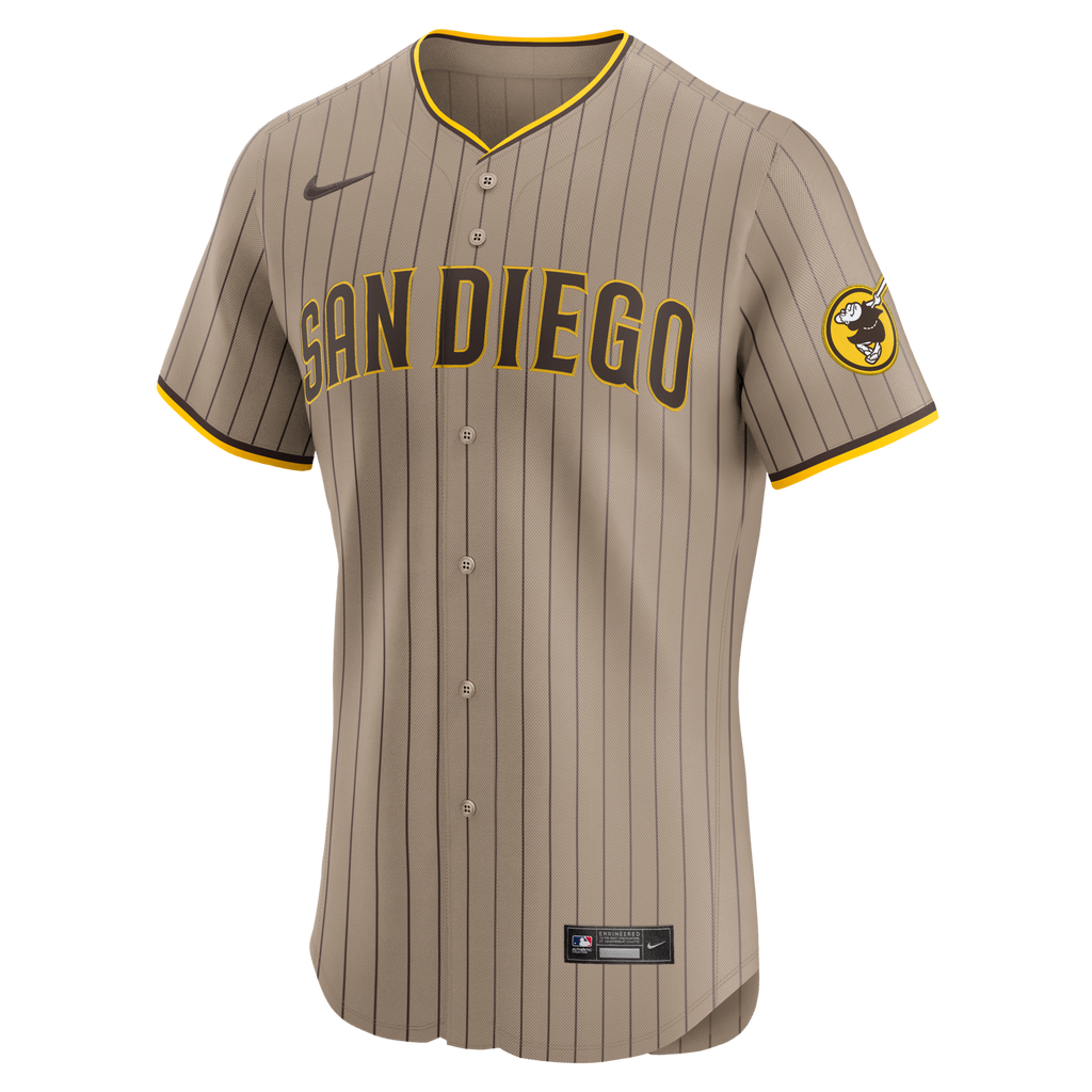 San Diego Padres Fernando Tatis Jr. Sand Alternate Elite Player Baseball Jersey