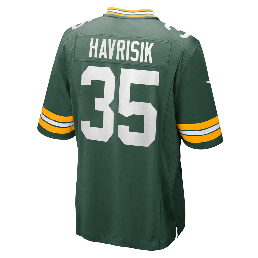 Green Bay Packers Lucas Havrisik Green Team Game Football Jersey