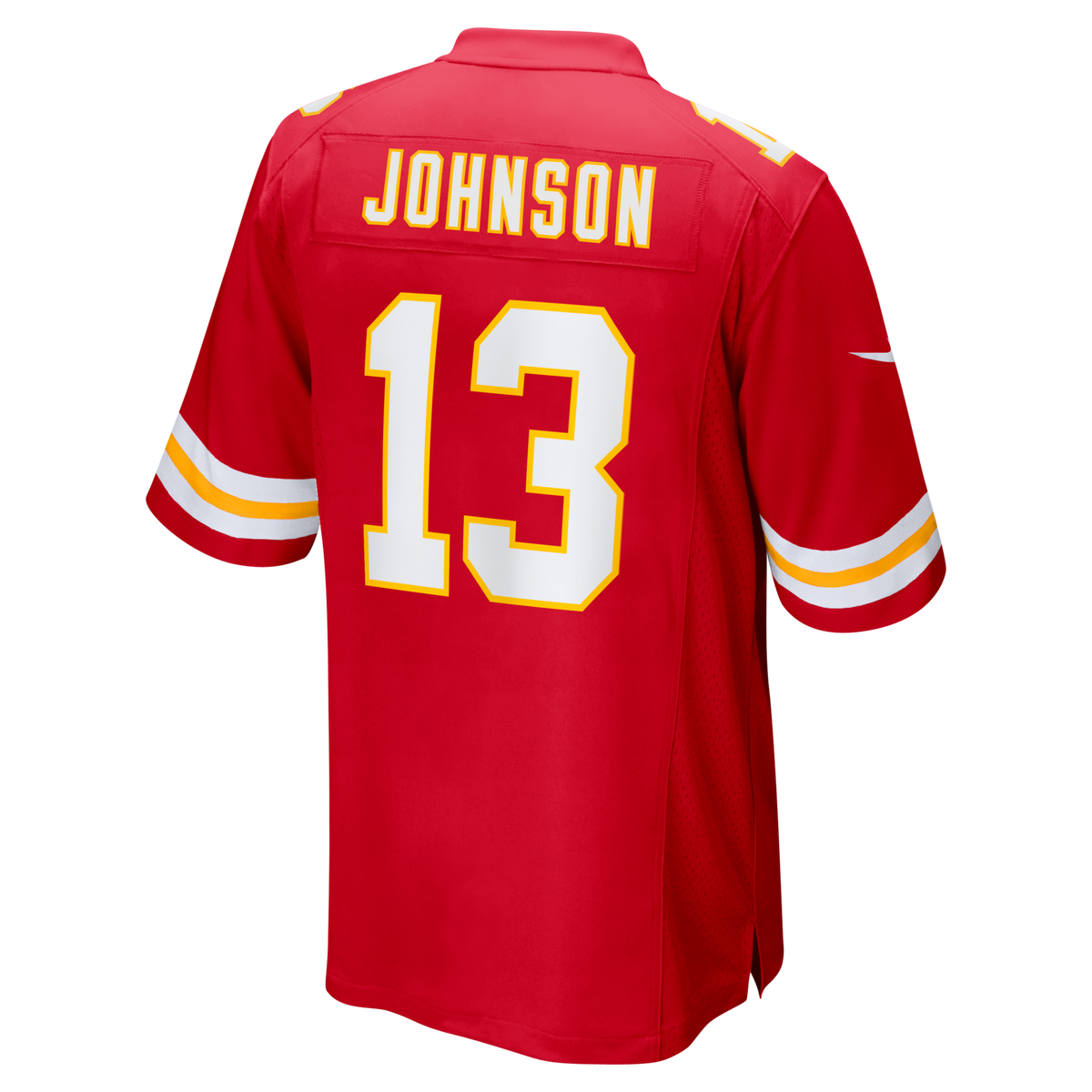 Kansas City Chiefs Nazeeh Johnson Red Game Player Football Jersey