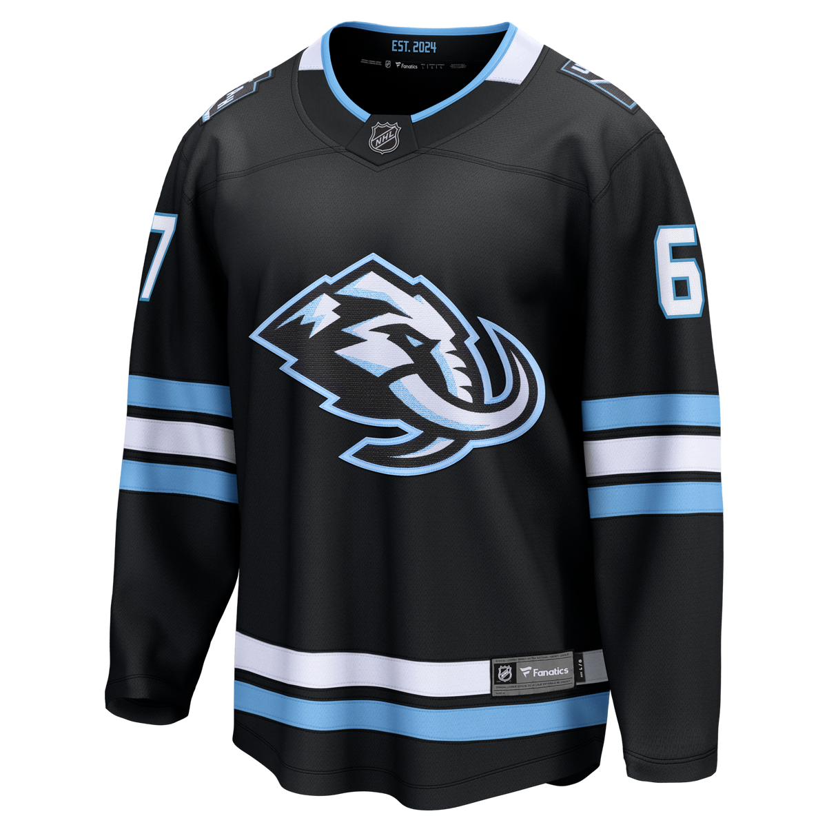Utah Mammoth Lawson Crouse Black Home Breakaway Player Hockey Jersey