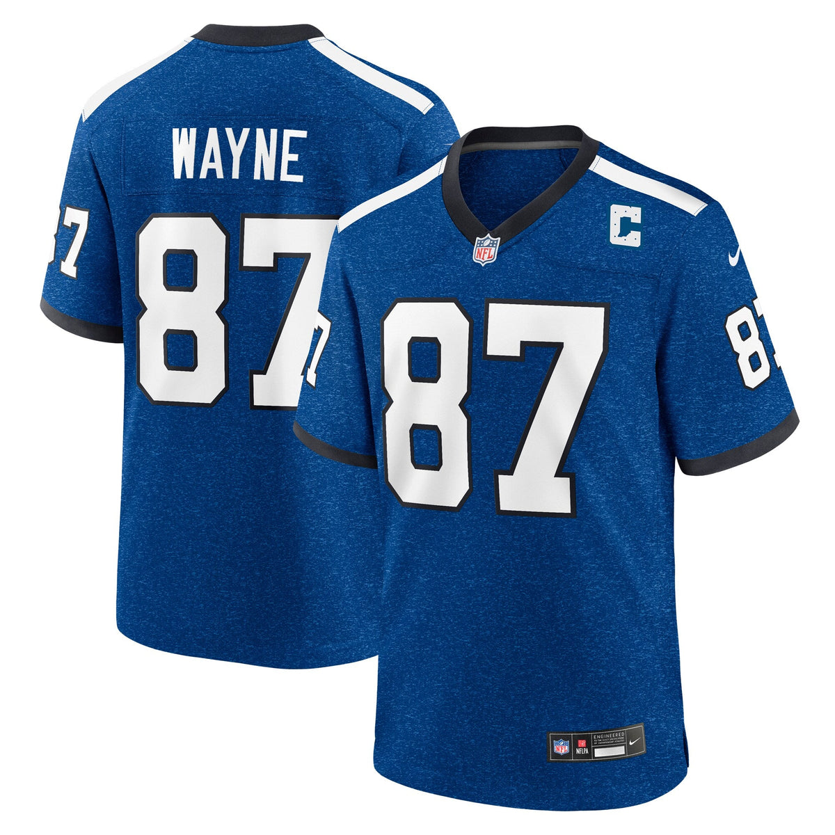 Indianapolis Colts Reggie Wayne Blue Retired Player Alternate Game Football Jersey