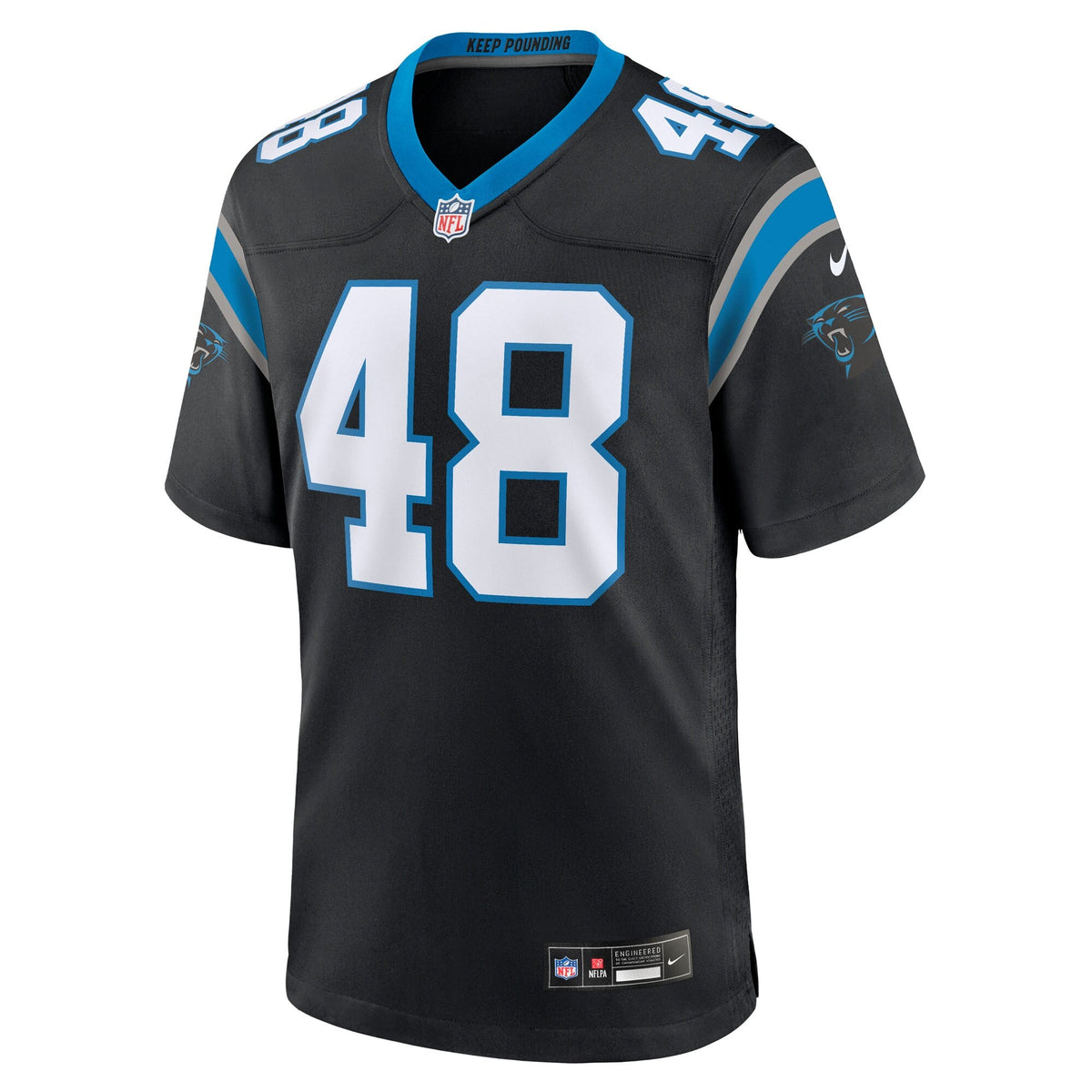 Carolina Panthers Thomas Incoom Black Team Game Football Jersey