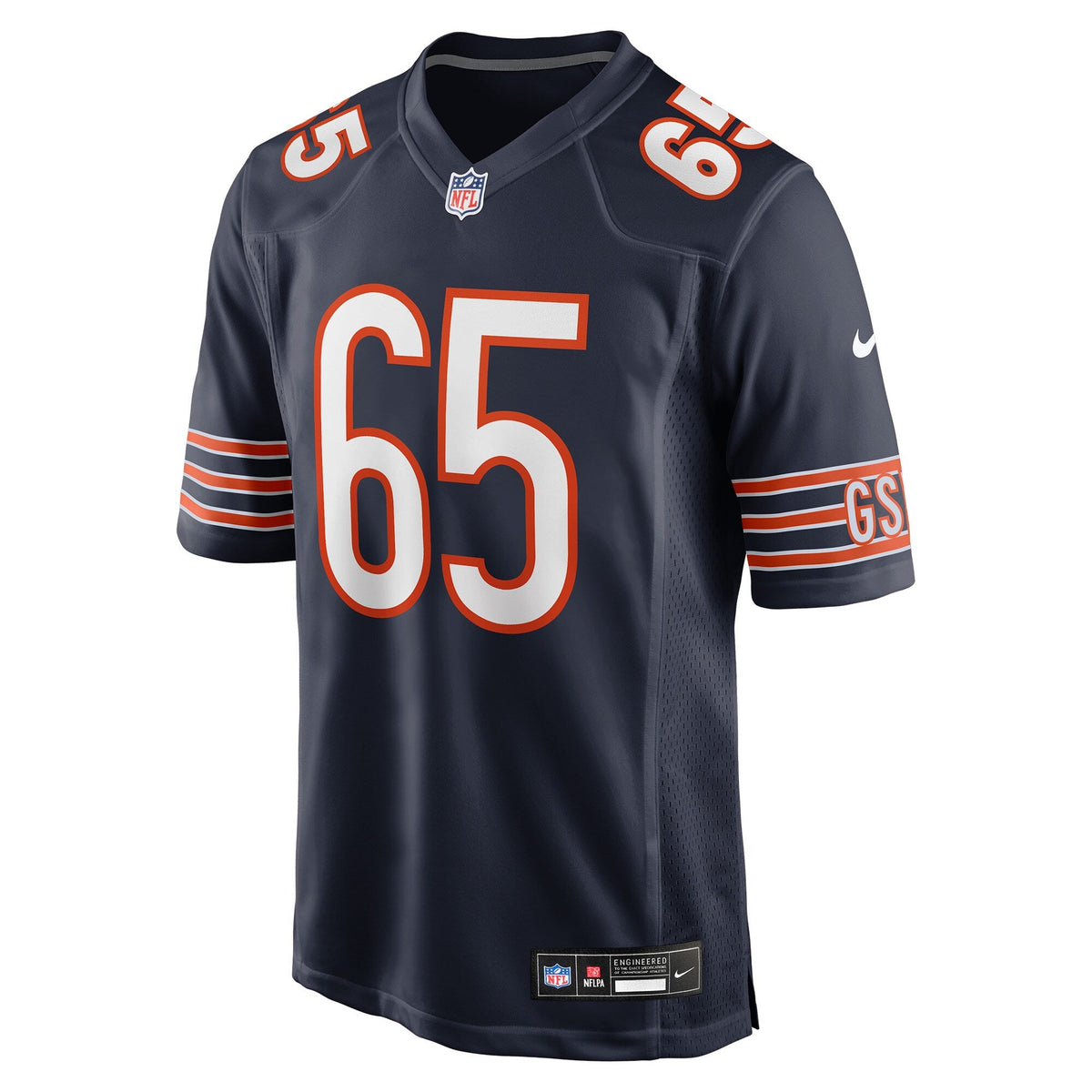 Chicago Bears Luke Newman Navy Team Game Football Jersey