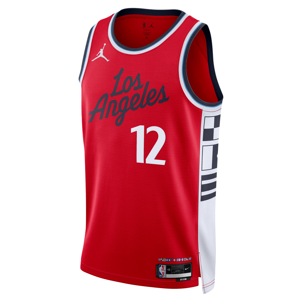 LA Clippers Statement Edition Swingman Jersey - Red - Nick Martinelli