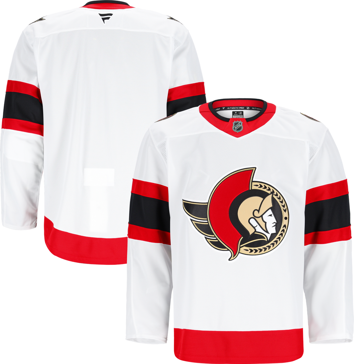 Ottawa Senators White Away Pro Jersey
