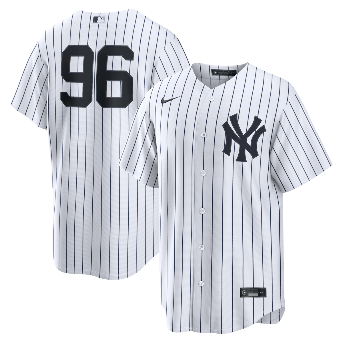 New York Yankees George Lombard Jr. White Home Replica Baseball Jersey