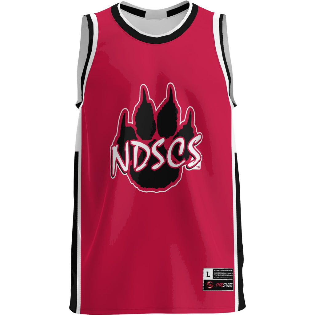 North Dakota College Wildcats Lightweight Basketball Jersey - Red