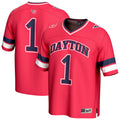 #1 Dayton Flyers Lightweight Collegiate Football Fashion Jersey - Red
