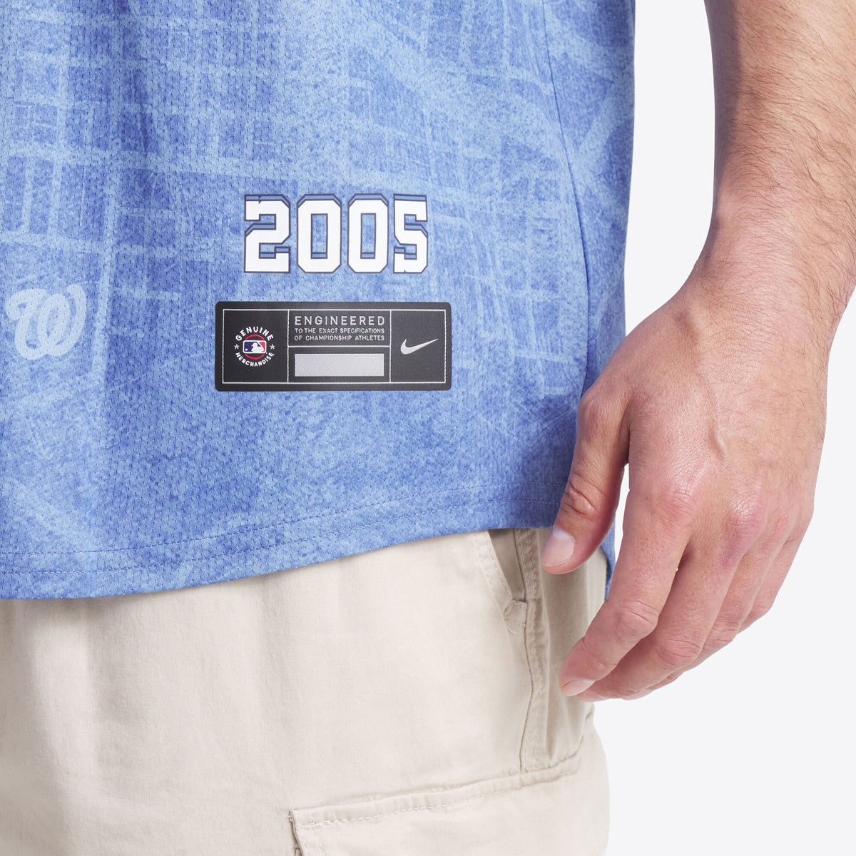 Washington Nationals Blue 2025 City Connect Limited Baseball Jersey