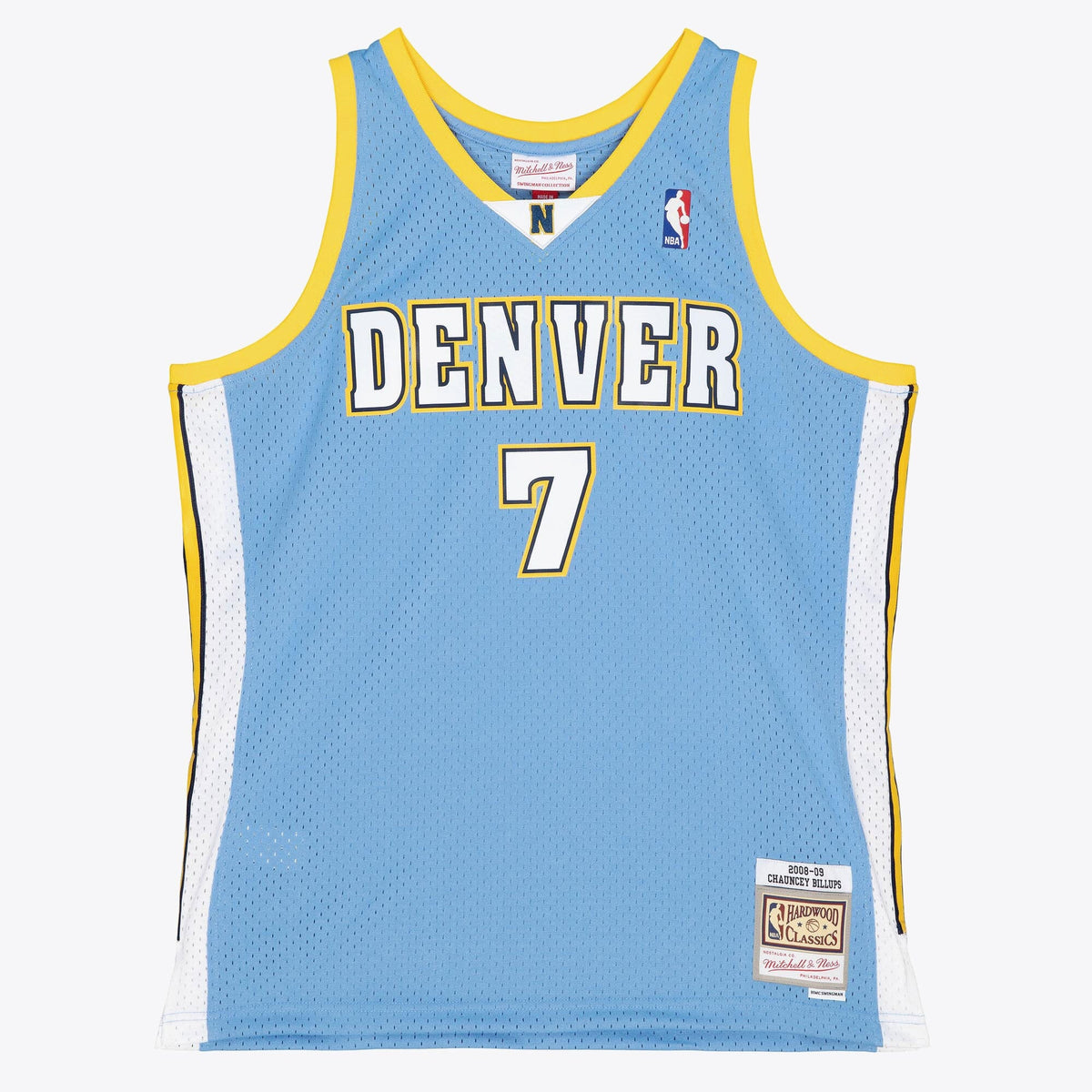 Denver Nuggets Chauncey Billups 2008 Swingman Jersey - Columbia Blue