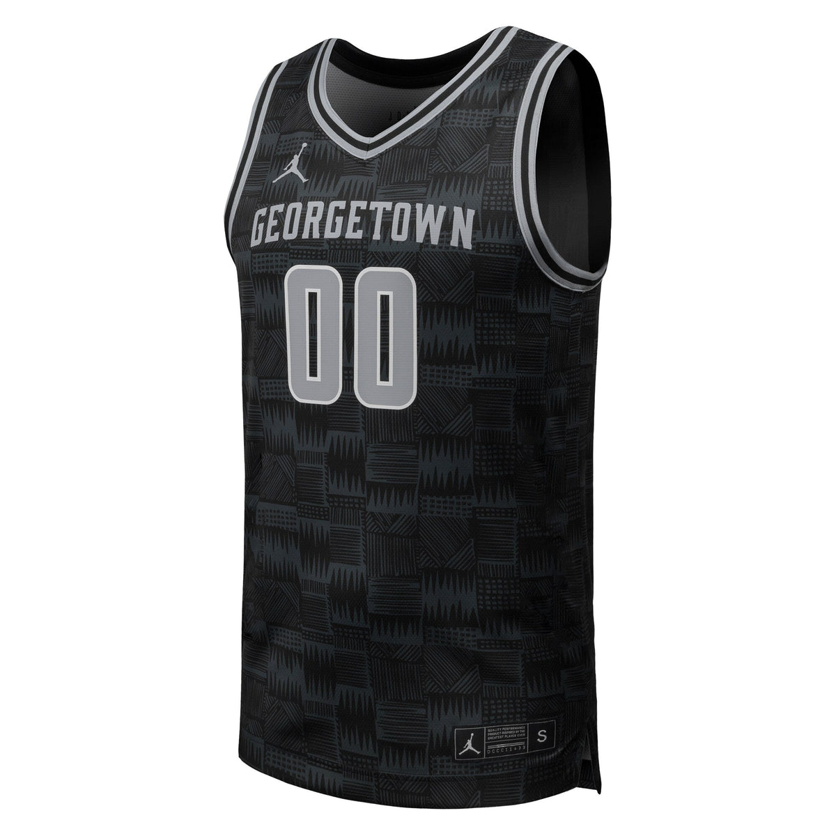 #00 Black Georgetown Hoyas Replica Basketball Jersey