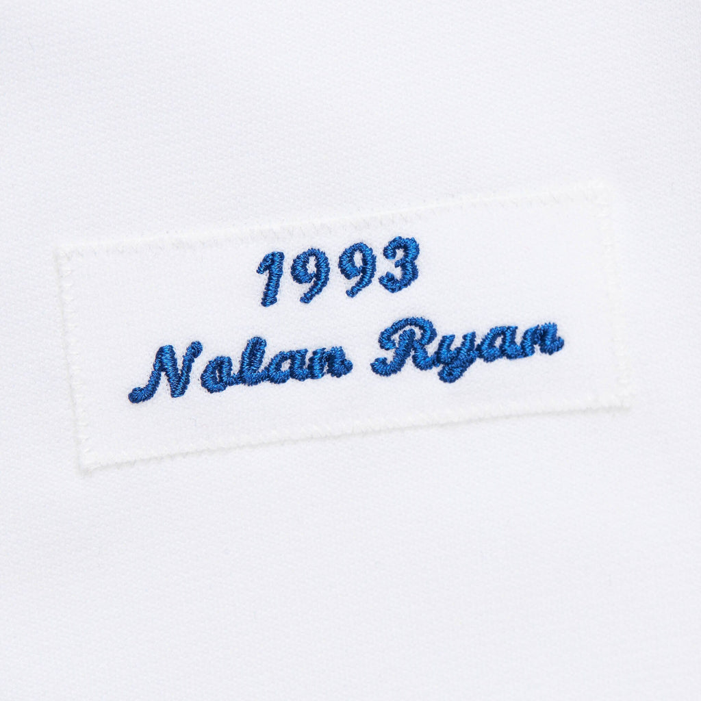 Texas Rangers Nolan Ryan White 1993 Cooperstown Collection Baseball Jersey