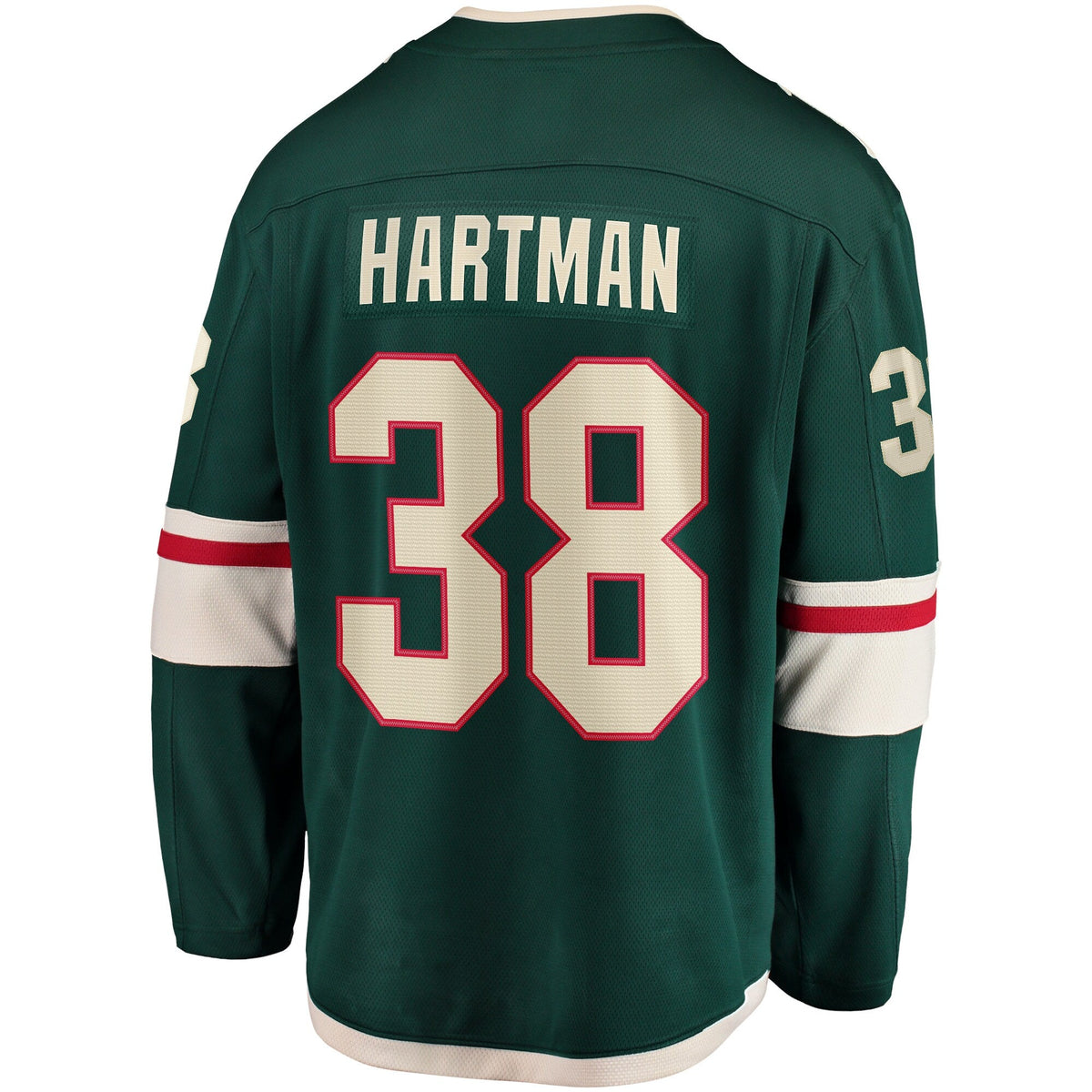 Minnesota Wild Ryan Hartman Green Home Breakaway Player Hockey Jersey