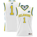 White Delaware Fightin' Blue Hens Lightweight Basketball Jersey