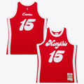 Memphis Grizzlies Vince Carter 2015 Hardwood Classics Jersey - Red