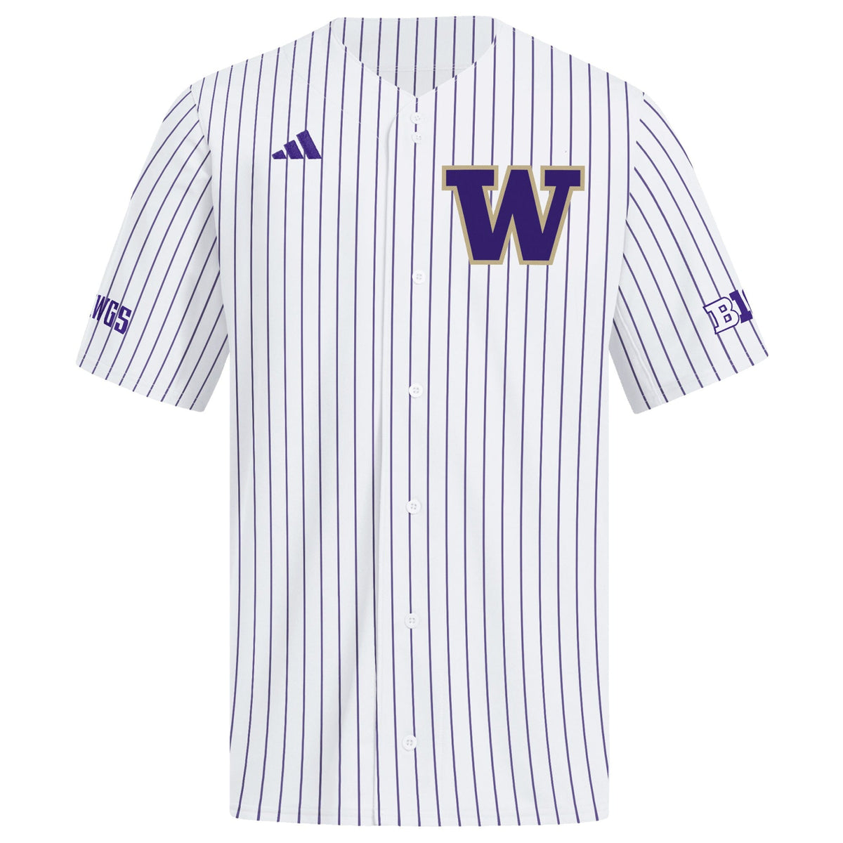 White Washington Huskies Home Replica Baseball Jersey