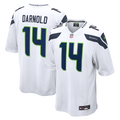 Seattle Seahawks Sam Darnold White Game Football Jersey