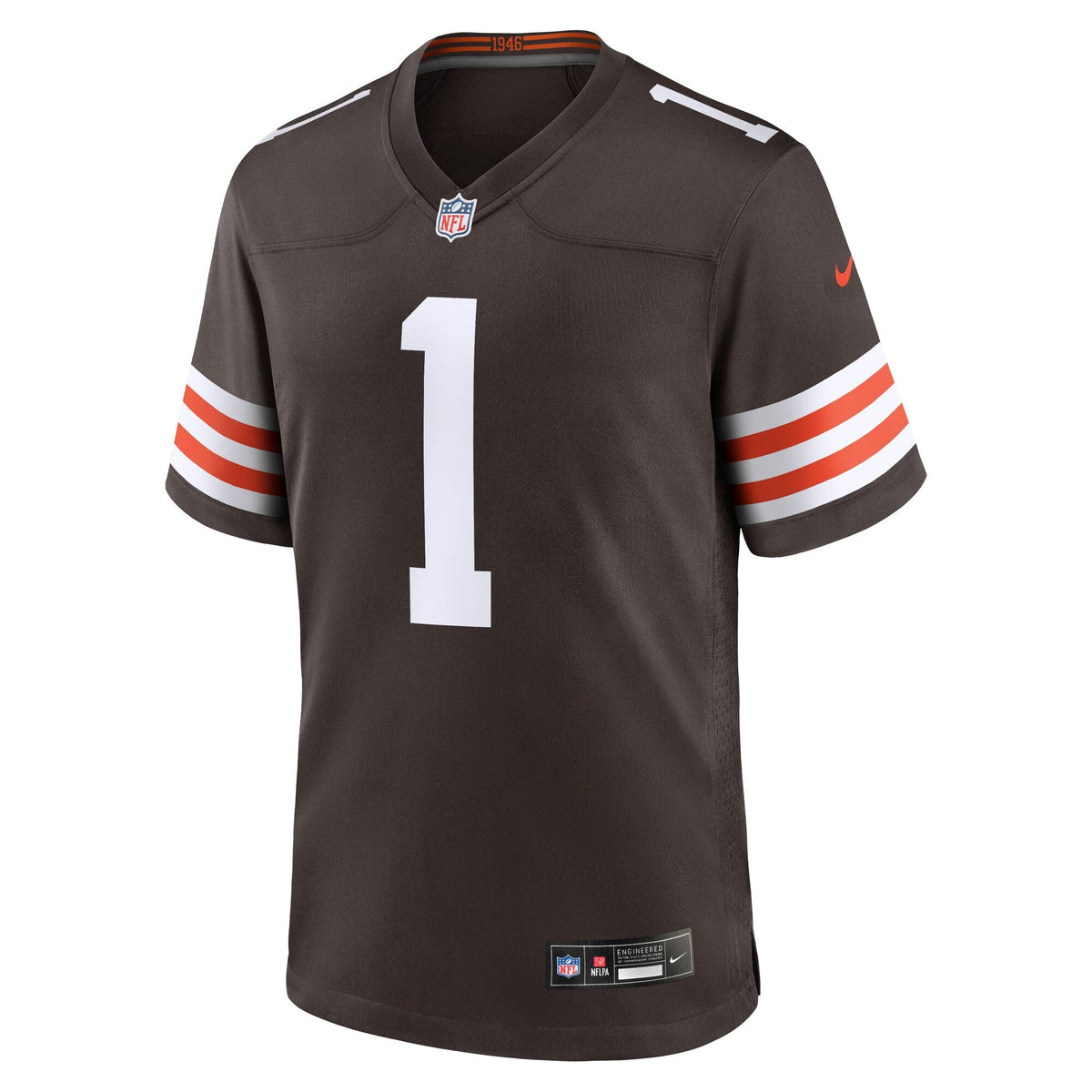 Cleveland Browns KC Concepcion Brown 2026 NFL Draft First Round Pick No. 24 Team Game Football Jersey