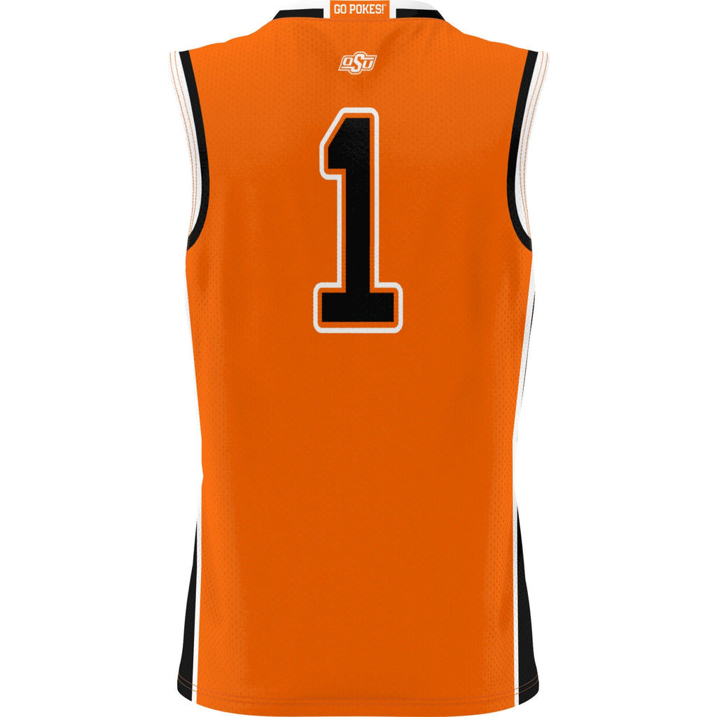 #1 Oklahoma State Cowboys Lightweight Basketball Jersey - Orange
