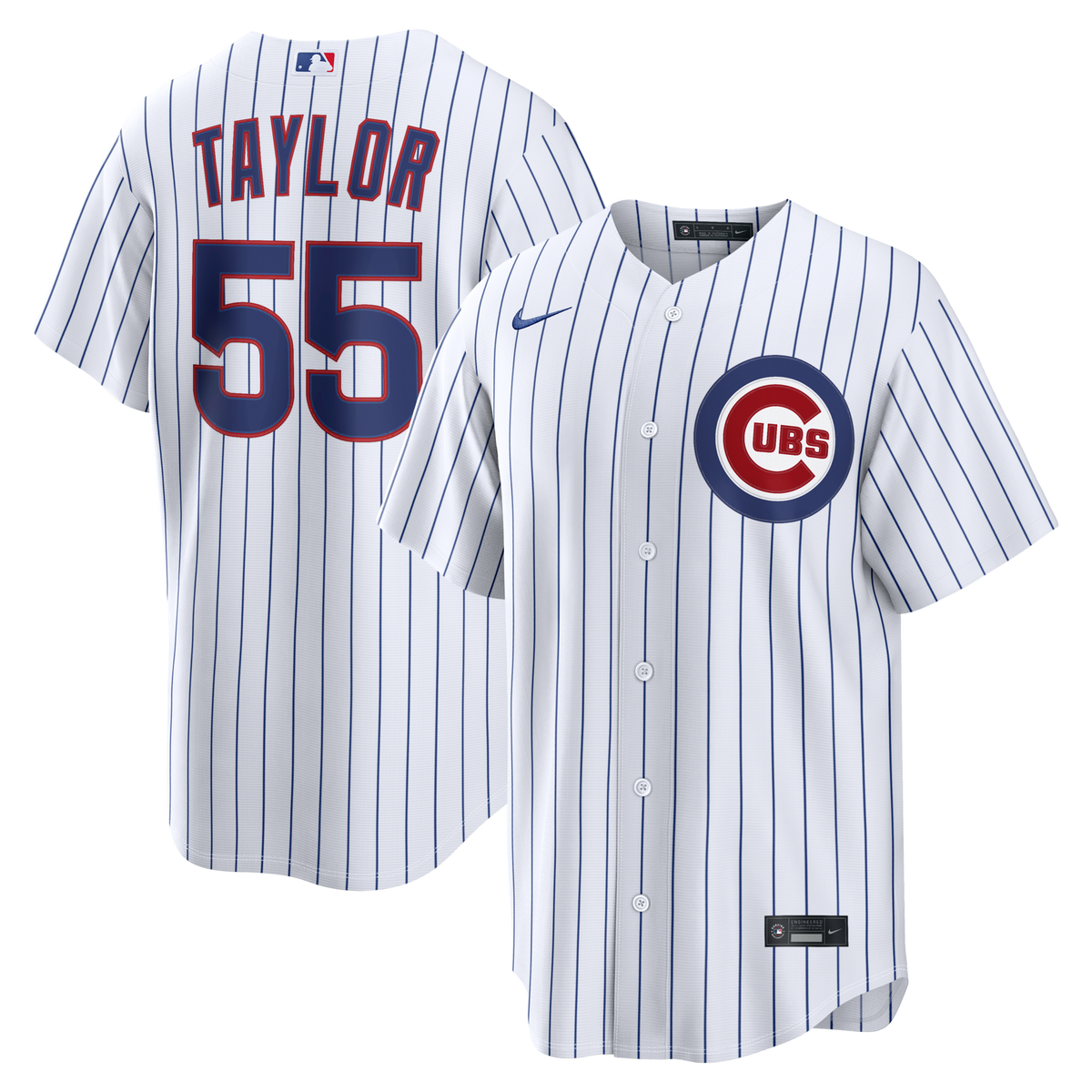Chicago Cubs Tyrone Taylor White Home Replica Baseball Jersey