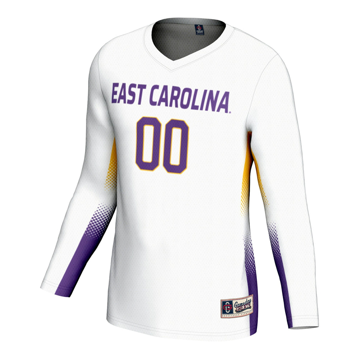 ECU Pirates NIL Lightweight Volleyball Jersey - White