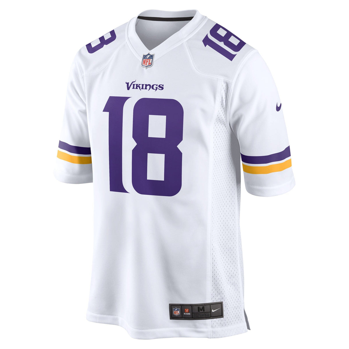 Minnesota Vikings Justin Jefferson White Game Player Football Jersey