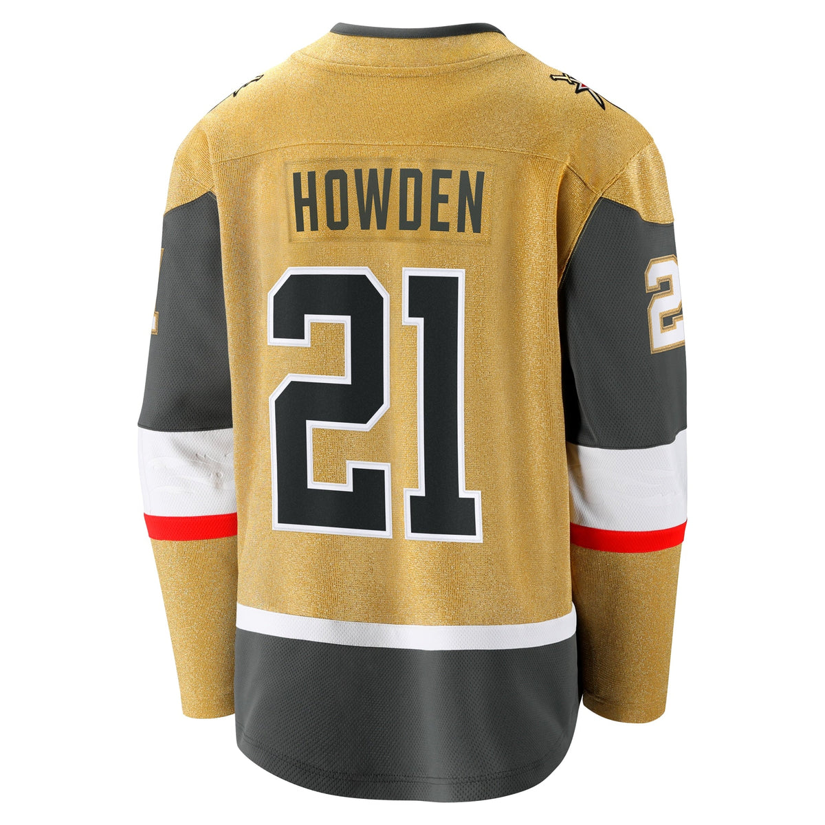 Vegas Golden Knights Brett Howden Gold Home Premier Breakaway Player Hockey Jersey