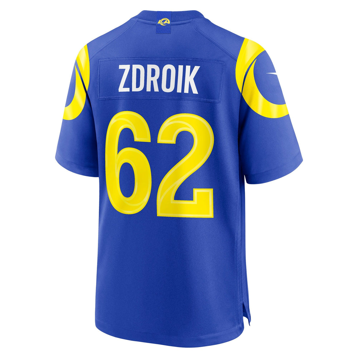 Los Angeles Rams Payton Zdroik Royal Game Football Jersey