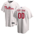 Philadelphia Phillies White Home Replica Custom Baseball Jersey
