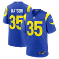 Los Angeles Rams Jaylen Watson Royal Team Game Football Jersey
