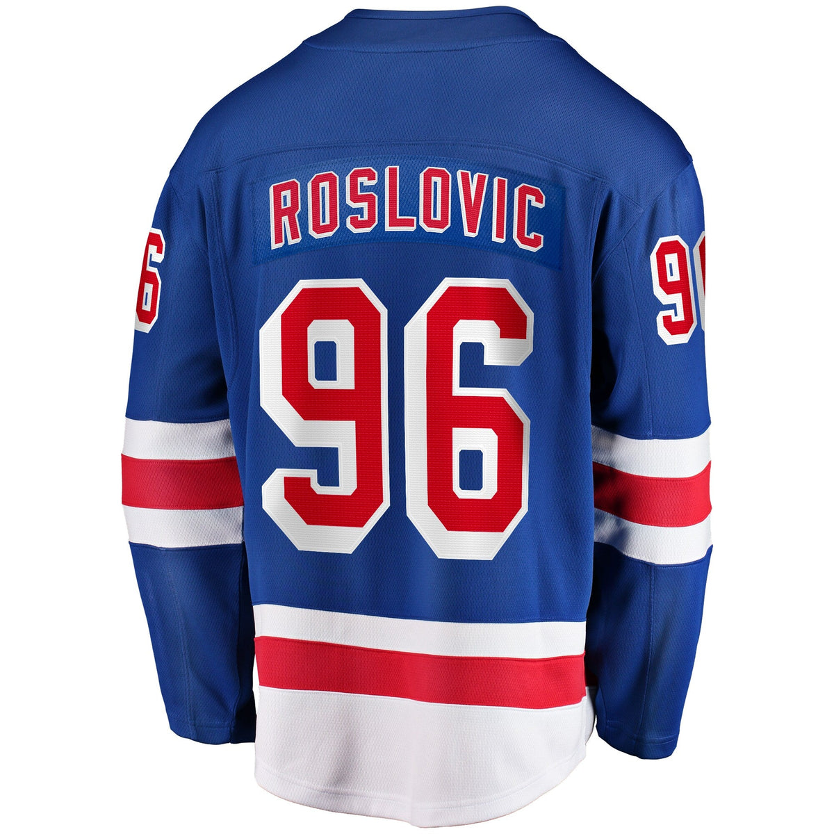 New York Rangers Jack Roslovic Blue Home Premier Breakaway Player Hockey Jersey